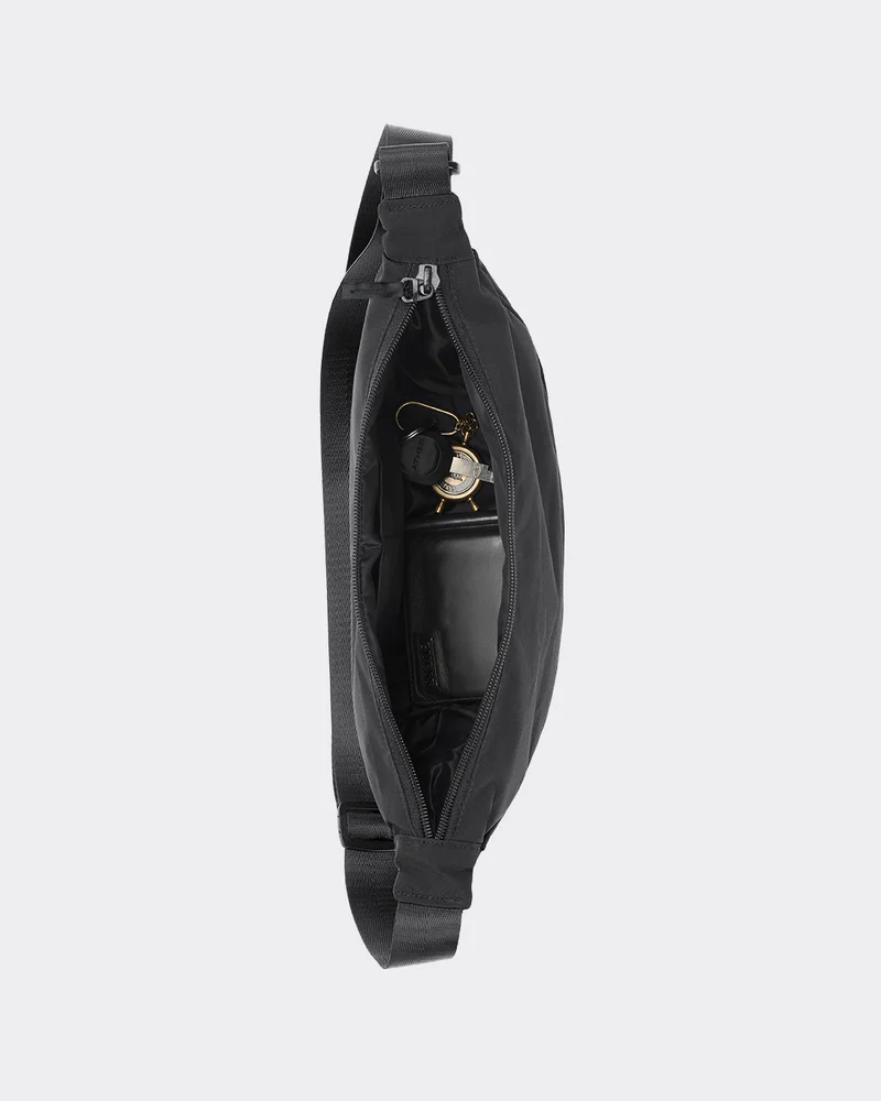 bewakoof  Unisex Black Crossbody Shoulder Sling Bag  | Best Price UAE